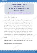 Đề thi học kì 2 Văn 7 Kết nối tri thức - Đề số 13